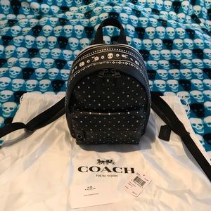 Rare Coach mini skulls backpack in EUC.